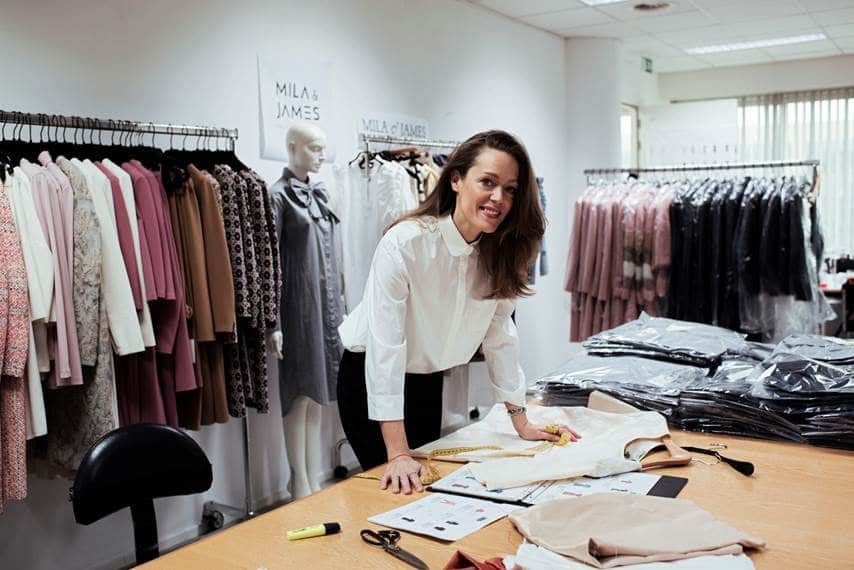 Marcha Hüskes in her atelier