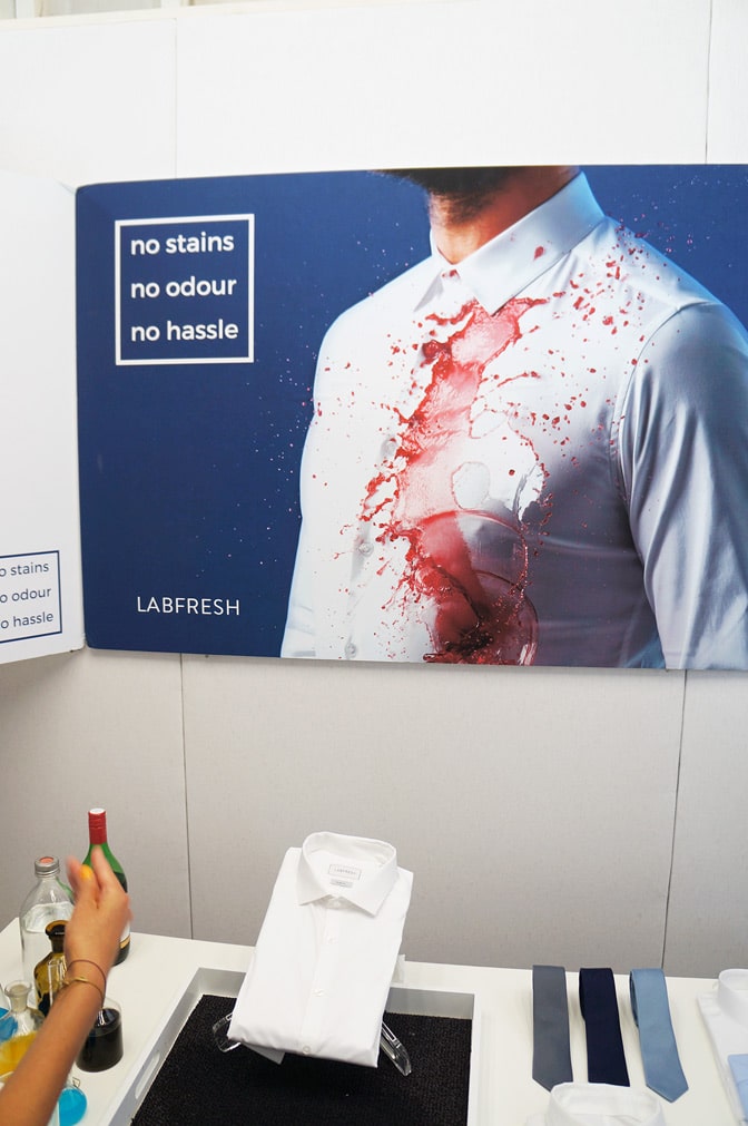 Labfresh exhibit at the Mercedes-Benz Amsterdam Fashion Week July 2017