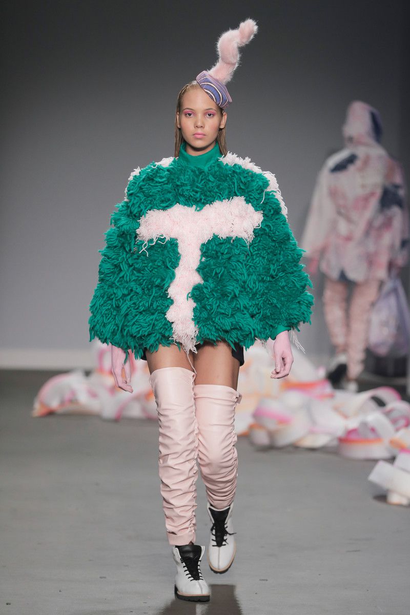 Ajbilou | Rosdorff showing at the Mercedes-Benz Amsterdam Fashion Week - thigh socks