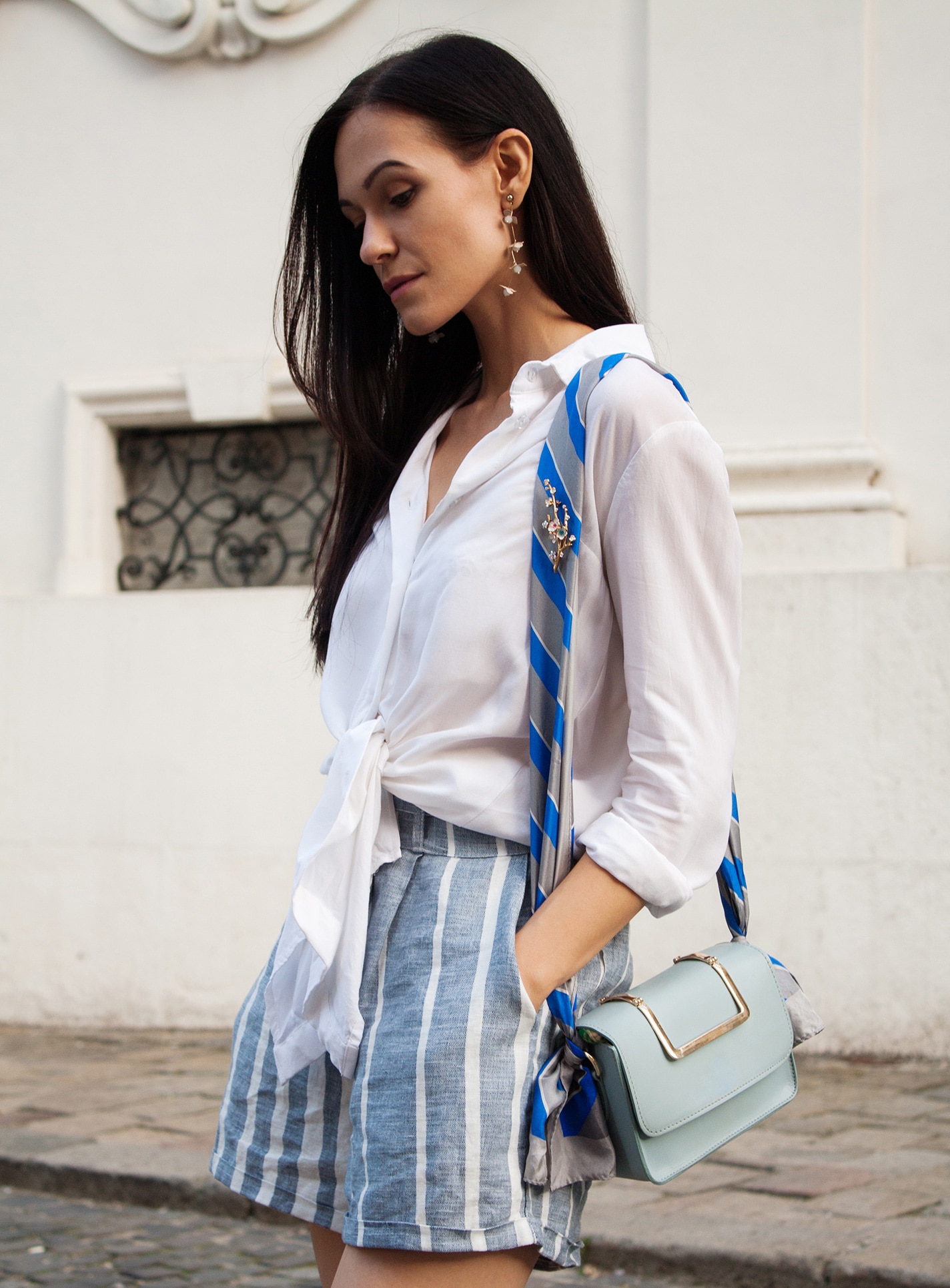 Elena Hilman with her DIY bag